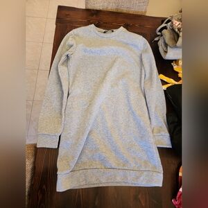 SHEIN Gray Sweater Dress